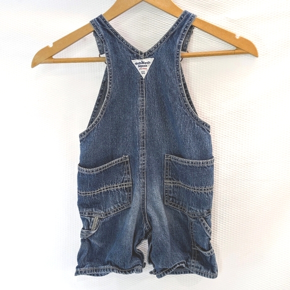 VTG Oshkosh Carpenter Denim Shortalls - 24M - Picture 3 of 6